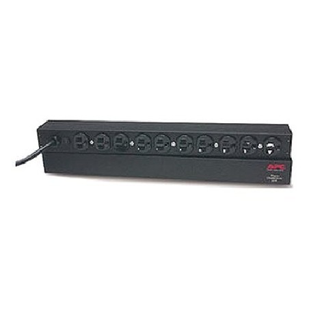 APC Basic Rack-Mount PDU - Pásek na rozvod silnoproudu (k montáži na regál) - AC 120 V - 1.8 kW - vstup: NEMA 5-15 - výstupní