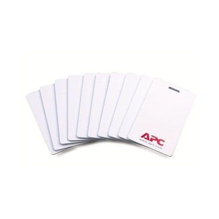 APC NetBotz HID Proximity Cards - Bezkontaktní karta - slonovinová (balení 10) - pro Rack Access PX - HID