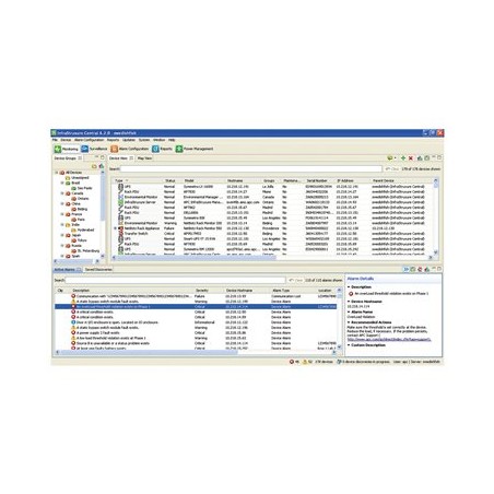 APC InfraStruXure Central Enterprise - Zařízení pro správu sítě - 100Mb LAN k upevnění na regál - pro P/N: AR3103SP, AR3106SP