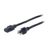 APC - Elektrický kabel - NEMA 5-15 (M) do power IEC 60320 C13 - AC 120 V - 2.44 m - černá - pro P/N: SCL500RM1U, SMT1500X93