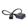 APC - Elektrický kabel - IEC 60320 C14 do BS 1363 (F) - 10 A - 61 cm - černá - pro P/N: SCL500RMI1U, SCL500RMI1UC