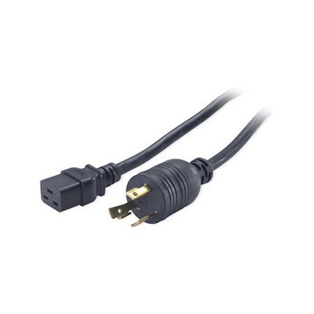 APC - Elektrický kabel - NEMA L6-30 (M) do IEC 60320 C19 - 2.44 m - černá - pro P/N: SRT10KXLTW, SRT3000XLTW, SRT5KXLTUS