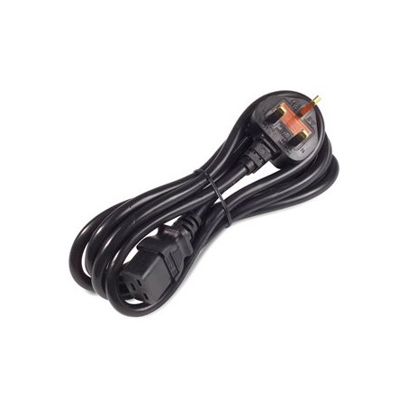 APC - Elektrický kabel - IEC 60320 C19 do BS 1363A (M) - 2.44 m - černá - pro P/N: SMT2200I-AR, SMT2200R2I-AR, SMT3000I-AR