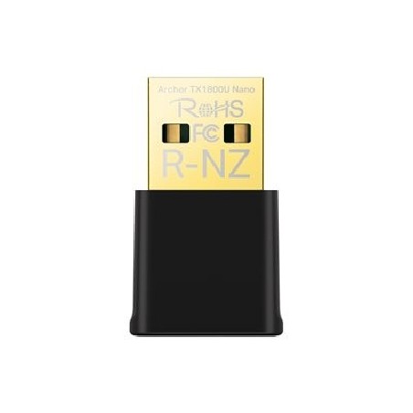 TP-Link Archer TX1800U Nano V1.6 - Síťový adaptér - USB 2.0 - Wi-Fi 5, Wi-Fi 6