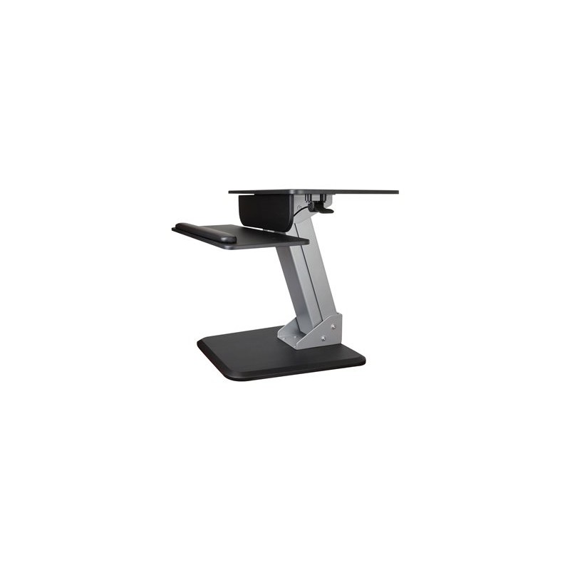StarTech.com Height Adjustable Standing Desk Converter - Sit Stand Desk with One-finger Adjustment - Ergonomic Desk (ARMSTS)
