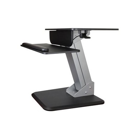 StarTech.com Height Adjustable Standing Desk Converter - Sit Stand Desk with One-finger Adjustment - Ergonomic Desk (ARMSTS)