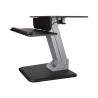 StarTech.com Height Adjustable Standing Desk Converter - Sit Stand Desk with One-finger Adjustment - Ergonomic Desk (ARMSTS)