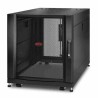 APC NetShelter SX - Rozvaděč stojanový skříň - černá - 12U - 19" - kompatibilní s TAA - pro P/N: SMTL1500RM3UC, SMTL1500RMI3UC