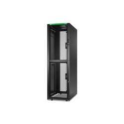 APC NetShelter SX Colocation - Rozvadec stojanový skrín - 2 x 600W x 1070D mm, se stranami - podlahové provedení - cerná - 42U