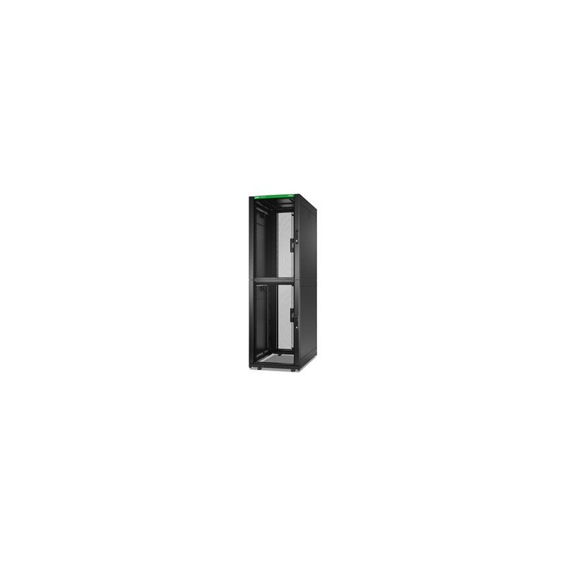 APC NetShelter SX Colocation - Rozvadec stojanový skrín - 2 x 600W x 1070D mm, se stranami - podlahové provedení - cerná - 42U