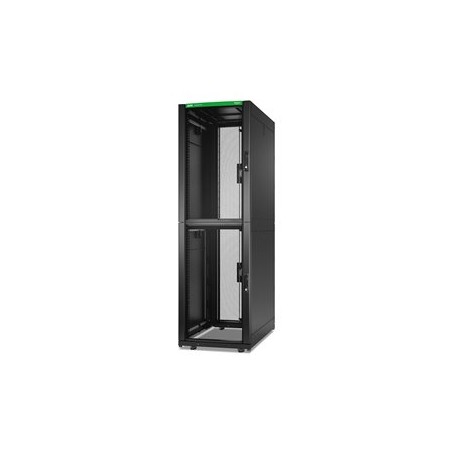 APC NetShelter SX Colocation - Rozvadec stojanový skrín - 2 x 600W x 1070D mm, se stranami - podlahové provedení - cerná - 42U