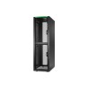 APC NetShelter SX Colocation - Rozvadec stojanový skrín - 2 x 600W x 1070D mm, se stranami - podlahové provedení - cerná - 42U