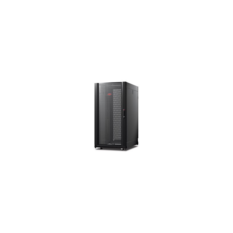 APC NetShelter AV Enclosure with Sides and 10-32 Threaded Rails - Rozvaděč stojanový - černá - 24U