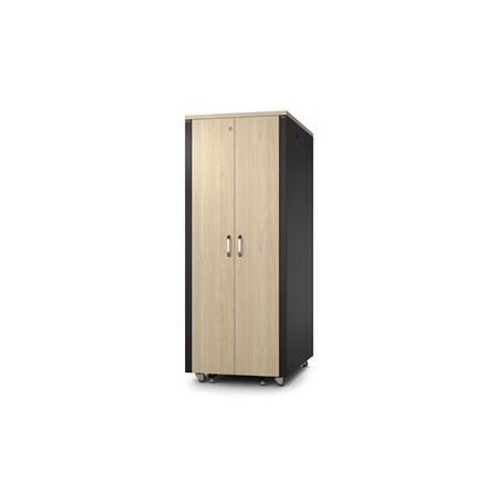 APC NetShelter - Rozvaděč stojanový (horizontální) - zvukotěsný - AC 230 V - javor - 38U - 19"