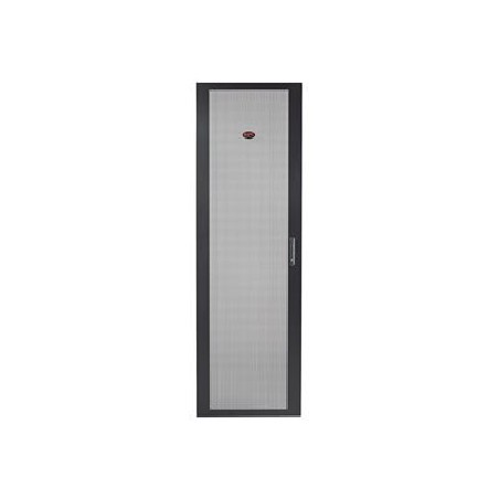 APC NetShelter SV Perforated Flat Door - Dveře regálu - černá - 42U - pro P/N: NBPD0160A, NBWL0355A, SMX2KR2UX145