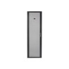 APC NetShelter SV Perforated Flat Door - Dveře regálu - černá - 42U - pro P/N: NBPD0160A, NBWL0355A, SMX2KR2UX145