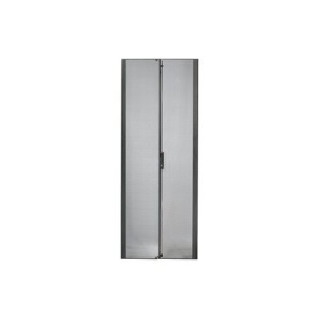 APC NetShelter SX Perforated Split Doors - Dveře regálu - černá - 45U - pro P/N: NBPD0160A, NBWL0355A, NBWL0356A, SMX2KR2UX145