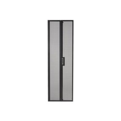 APC NetShelter SV Perforated Split Rear Doors - Dveře regálu - zadní - černá - 42U - pro P/N: NBPD0160A, NBWL0355A
