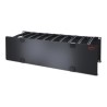 APC Cable Management - Panel racku pro správu kabelů s krytem - černá - 3U - kompatibilní s TAA - pro P/N: SCL500RM1U