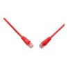 SOLARIX patch kabel CAT6 UTP PVC 0,5m červený