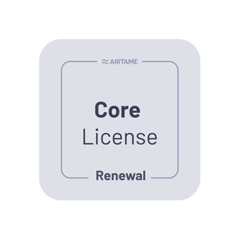 Airtame Core - Obnovení licence na předplatné (1 rok) - hostovaná aplikace