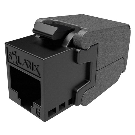 Solarix Samořezný keystone CAT6 UTP RJ45 černý