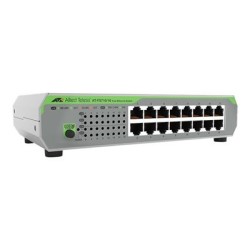 Allied Telesis CentreCOM AT-FS710/16 - Přepínač - neřízený - 16 x 10/100 - desktop, Lze montovat do rozvaděče