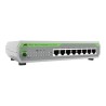 Allied Telesis AT FS710/8 - Přepínač - neřízený - 8 x 10/100 - desktop, pro připevnění na zeď