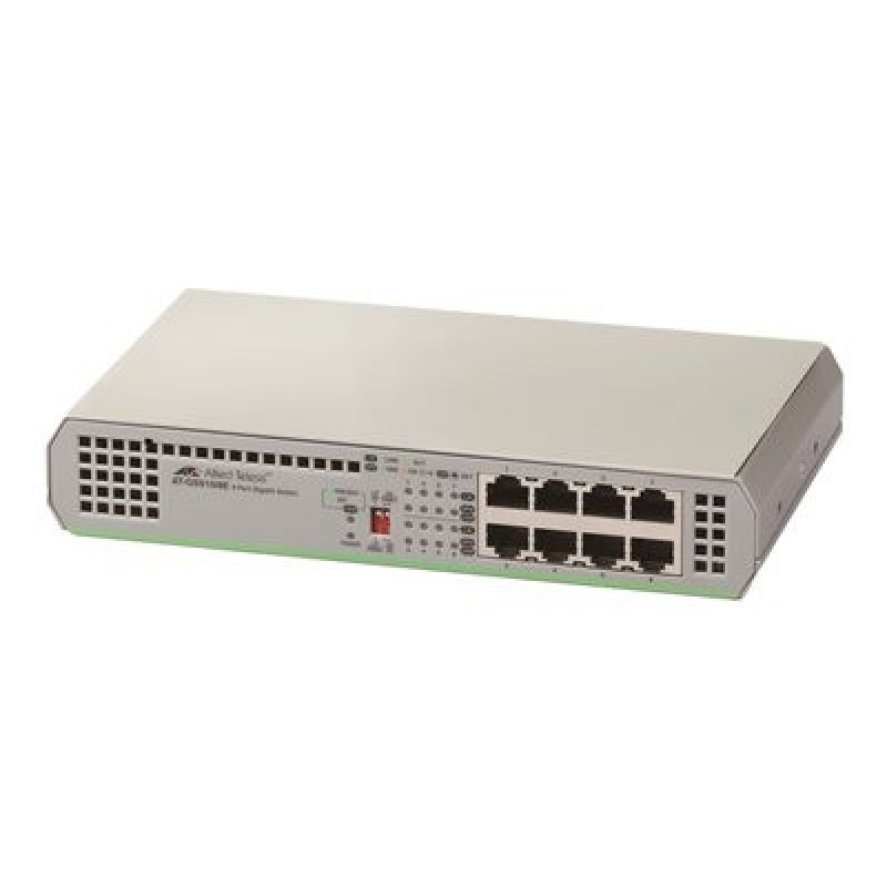 Allied Telesis CentreCOM AT-GS910/8E - Přepínač - 8 x 10/100/1000 - desktop