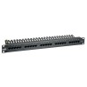 19" ISDN panel Solarix 25 x RJ45 černý 1U SX25-ISDN-BK