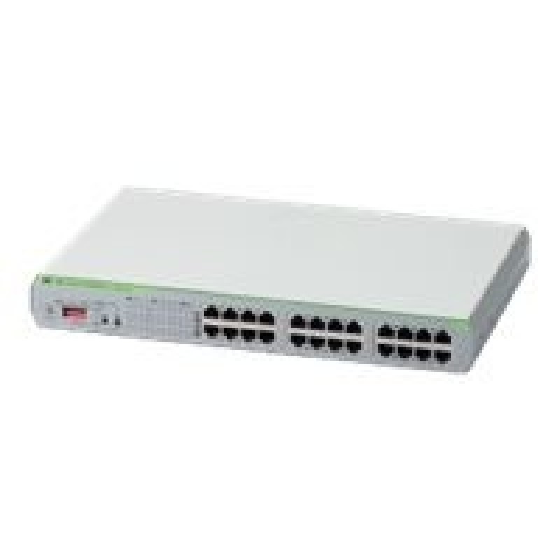 Allied Telesis CentreCOM AT-GS920/24 - Přepínač - neřízený - 24 x 10/100/1000 - desktop, Lze montovat do rozvaděče ATGS9202450