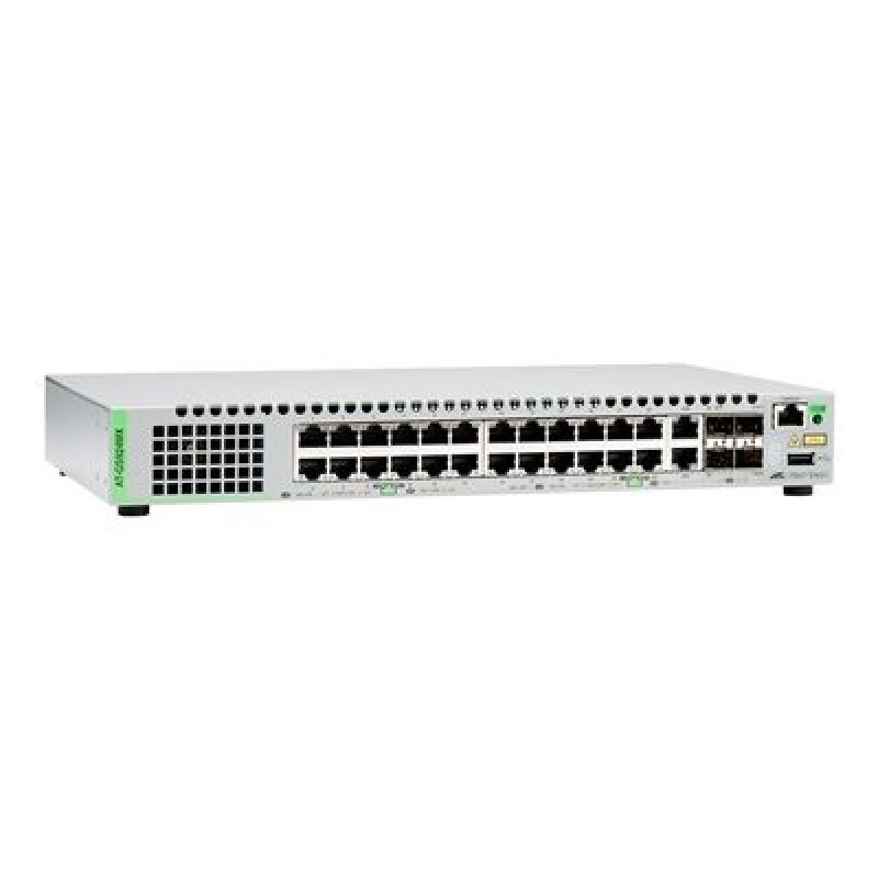 Allied Telesis CentreCOM AT-GS924MX - Přepínač - řízený - 24 x 10/100/1000 + 2 x kombinace Gigabit SFP + 2 x 10 Gigabit SFP+