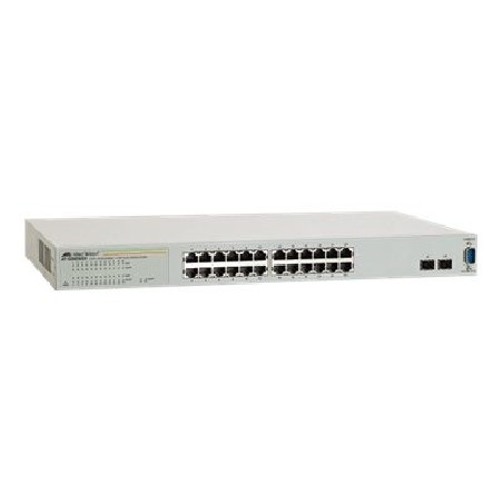 Allied Telesis AT GS950/24 WebSmart Switch - Přepínač - řízený - 24 x 10/100/1000 + 2 x SFP - desktop