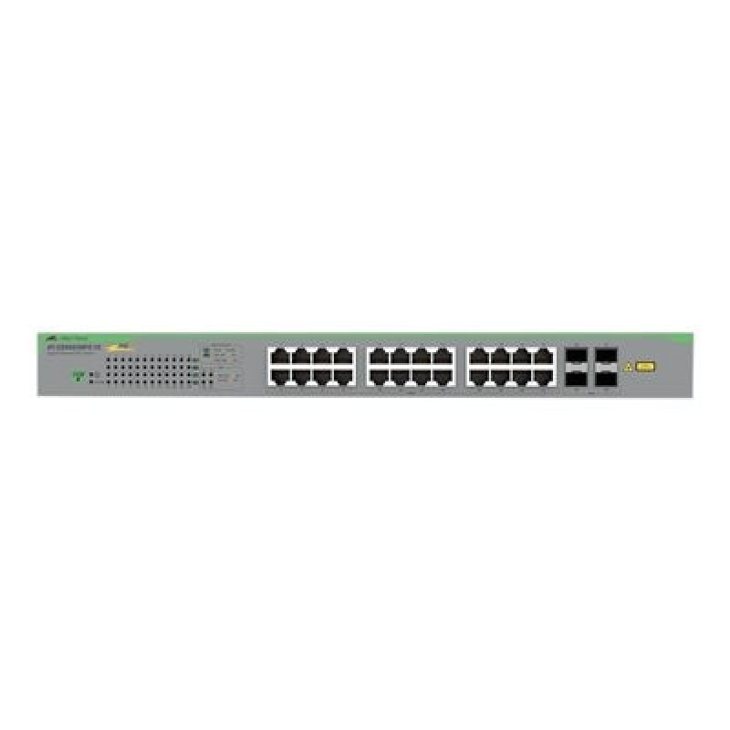 Allied Telesis AT GS950/28PS V2 - Přepínač - inteligentní - 24 x 10/100/1000 (PoE+) + 4 x 1000Base-X - proudění vzduchu ze
