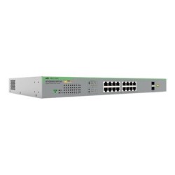 Allied Telesis AT GS950/18PS V2 - Přepínač - inteligentní - 16 x 10/100/1000 (PoE+) + 2 x 1000Base-X - proudění vzduchu ze