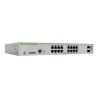 Allied Telesis CentreCOM AT-GS970M/18 - Přepínač - L3 - řízený - 16 x 10/100/1000 + 2 x SFP (mini-GBIC) (uplink) - desktop, Lze