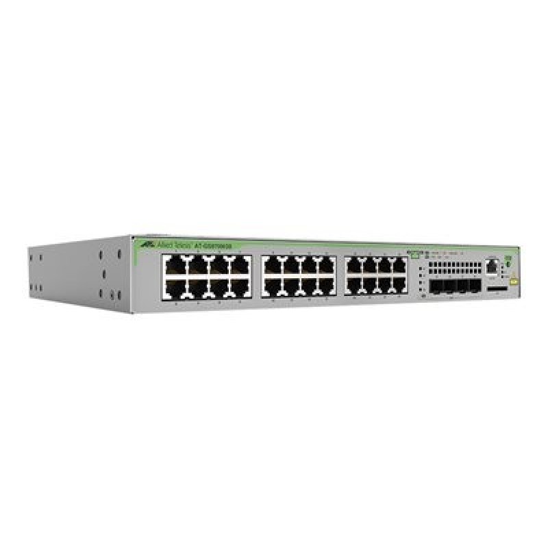 Allied Telesis CentreCOM AT-GS970M/28 - Přepínač - L3 - řízený - 24 x 10/100/1000 + 4 x SFP (mini-GBIC) (uplink) - desktop