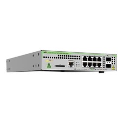 Allied Telesis CentreCOM AT-GS970M/10PS - Přepínač - L3 - řízený - 8 x 10/100/1000 (PoE+) + 2 x SFP (mini-GBIC) (uplink)