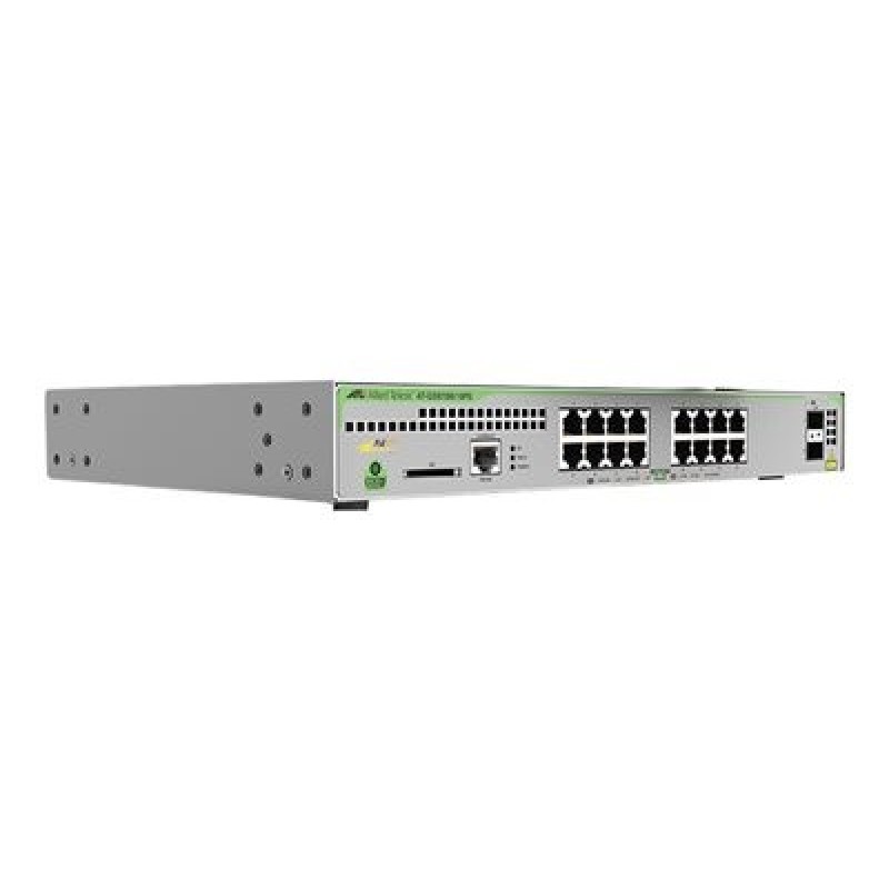 Allied Telesis CentreCOM AT-GS970M/18PS - Přepínač - L3 - řízený - 16 x 10/100/1000 (PoE+) + 2 x SFP (mini-GBIC) (uplink)