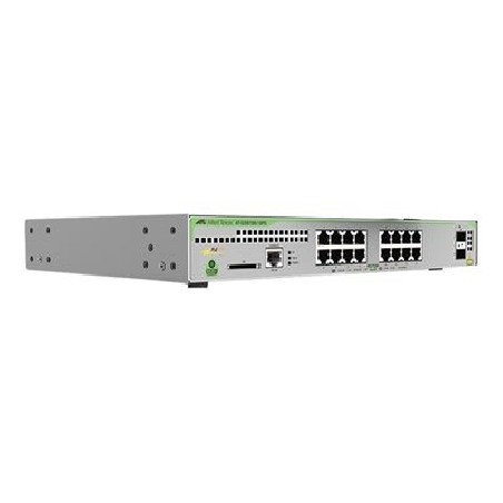 Allied Telesis CentreCOM AT-GS970M/18PS - Přepínač - L3 - řízený - 16 x 10/100/1000 (PoE+) + 2 x SFP (mini-GBIC) (uplink)