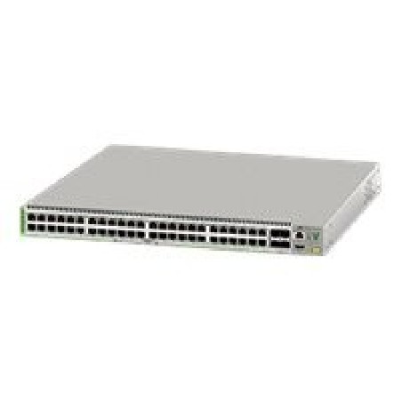 Allied Telesis AT GS980M/52 - Přepínač - řízený - 48 x 10/100/1000 (PoE+) + 4 x gigabitů SFP - desktop, Lze montovat do