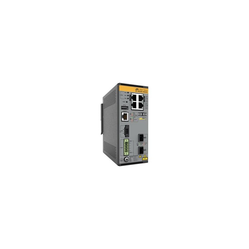 Allied Telesis AT IE220-6GHX - Přepínač - L2+ - řízený - 4 x 10/100/1000Base-T + 2 x 1 Gigabit / 10 Gigabit SFP+ (uplink) - lze
