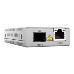 Allied Telesis AT MMC1000/SP - Konvertor médií s optickými vlákny - 1GbE - 100Base-TX, 1000Base-T, 1000Base-X - RJ-45 / SFP