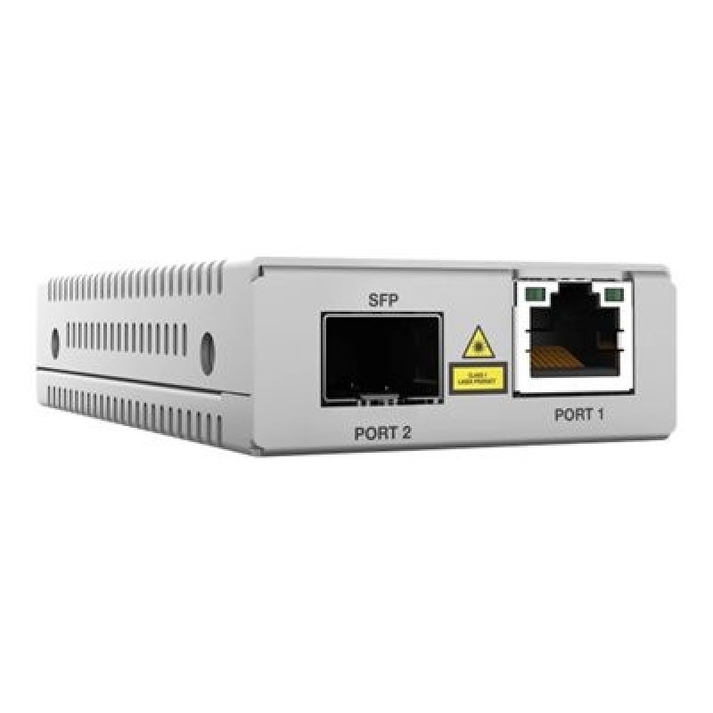 Allied Telesis AT MMC1000/SP - Konvertor médií s optickými vlákny - 1GbE - 100Base-TX, 1000Base-T, 1000Base-X - RJ-45 / SFP