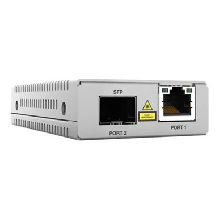 Allied Telesis AT MMC1000/SP - Konvertor médií s optickými vlákny - 1GbE - 100Base-TX, 1000Base-T, 1000Base-X - RJ-45 / SFP