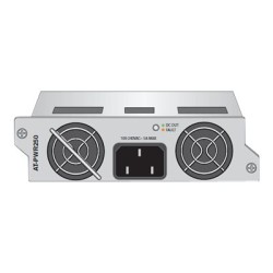 Allied Telesis AT-PWR250 - Zdroj napájení - nadbytečný (zásuvný modul) - AC 100-240 V - 250 Watt - Velká Británie - pro AT