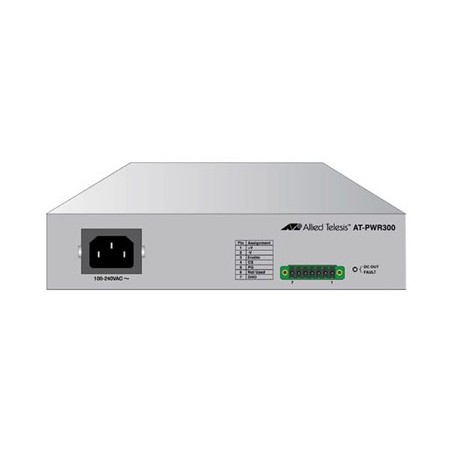 Allied Telesis AT-PWR300 - Napájení (k montáži na regál) - AC 100-240 V - 300 Watt - 19" - Velká Británie - pro AT x310-26FP