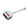 Rozdvojka počítač (10BaseT)/telefon 2 x RJ45
