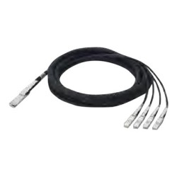 Allied Telesis Breakout Cable - Síťový kabel - SFP+ do QSFP - 3 m - pro Allied Telesis AT-StackQS CentreCOM AT-x550-18XTQ