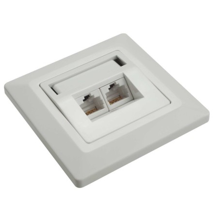 Zásuvka Solarix CAT5E UTP 2 x RJ45 pod omítku bílá